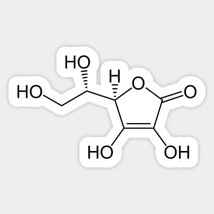 Vitamin C Ascorbic Acid C6H8O6 Sticker